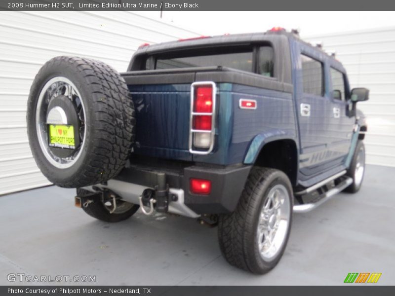 Limited Edition Ultra Marine / Ebony Black 2008 Hummer H2 SUT