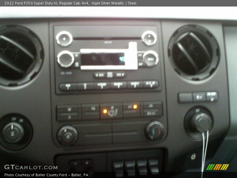 Ingot Silver Metallic / Steel 2012 Ford F350 Super Duty XL Regular Cab 4x4