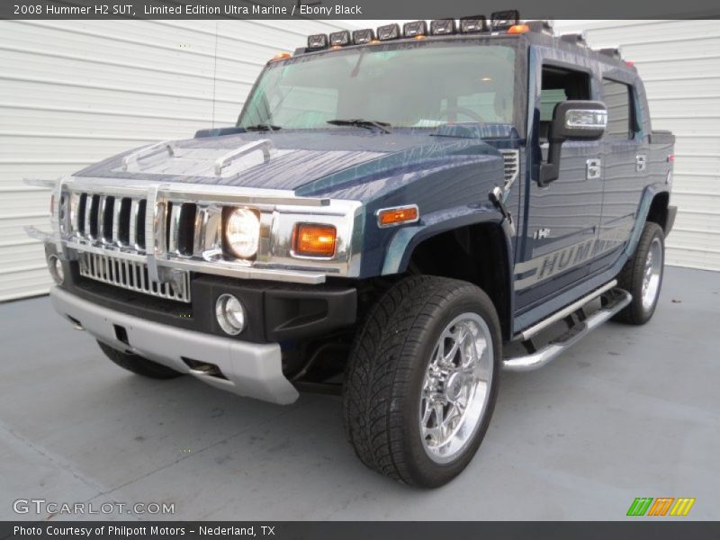 Limited Edition Ultra Marine / Ebony Black 2008 Hummer H2 SUT