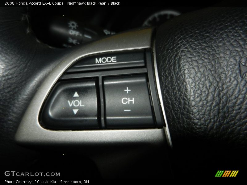 Controls of 2008 Accord EX-L Coupe