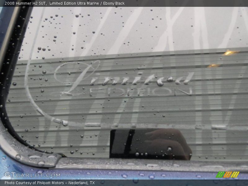 Limited Edition Ultra Marine / Ebony Black 2008 Hummer H2 SUT