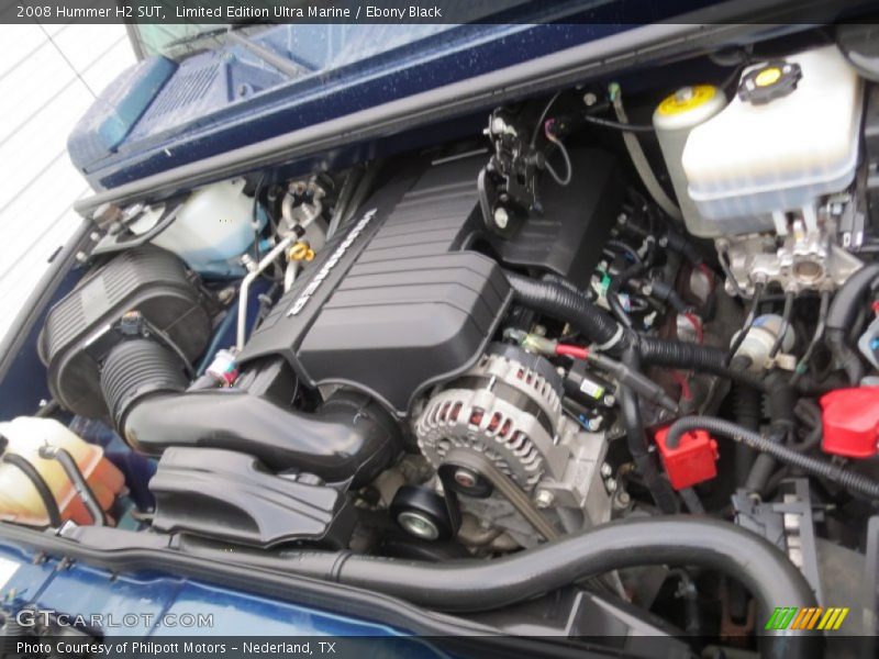  2008 H2 SUT Engine - 6.2 Liter OHV 16V VVT Vortec V8