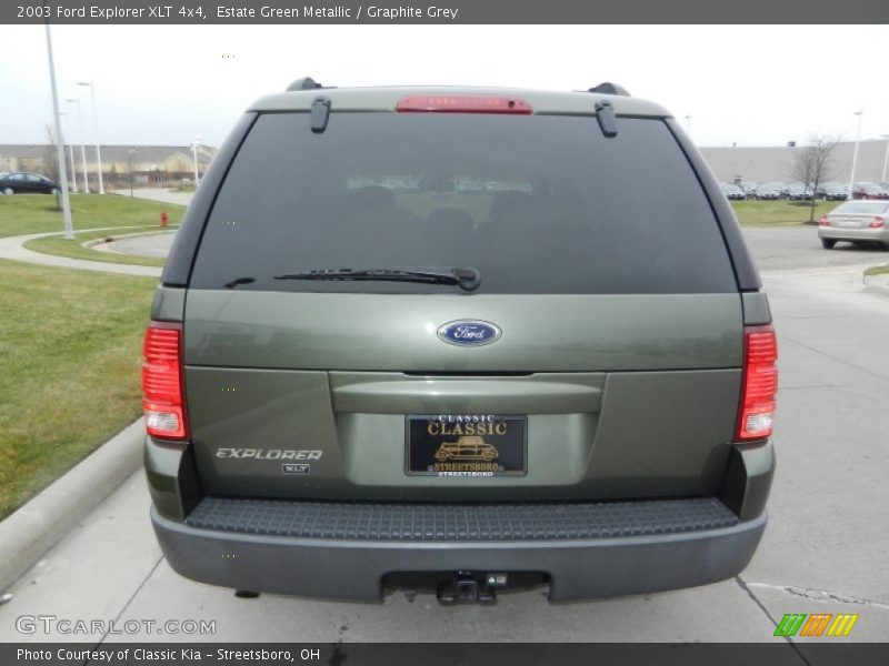 Estate Green Metallic / Graphite Grey 2003 Ford Explorer XLT 4x4