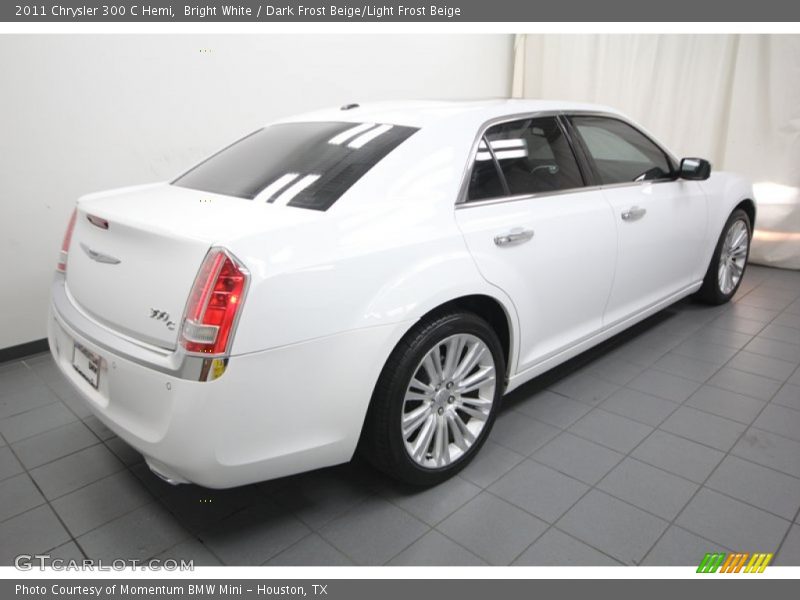 Bright White / Dark Frost Beige/Light Frost Beige 2011 Chrysler 300 C Hemi