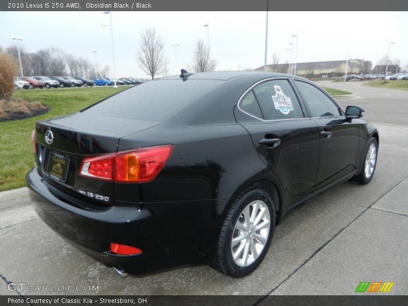 Obsidian Black / Black 2010 Lexus IS 250 AWD