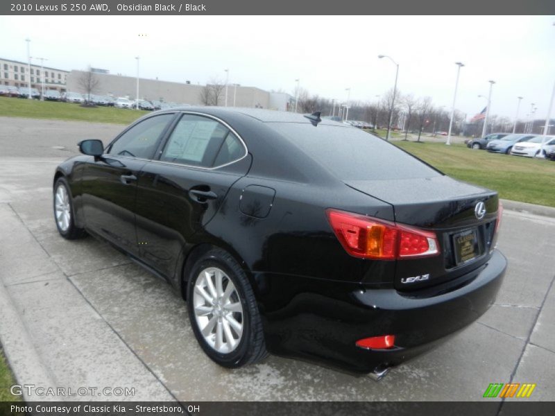 Obsidian Black / Black 2010 Lexus IS 250 AWD