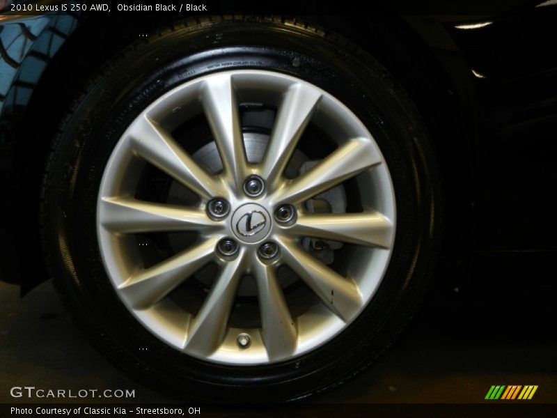 Obsidian Black / Black 2010 Lexus IS 250 AWD