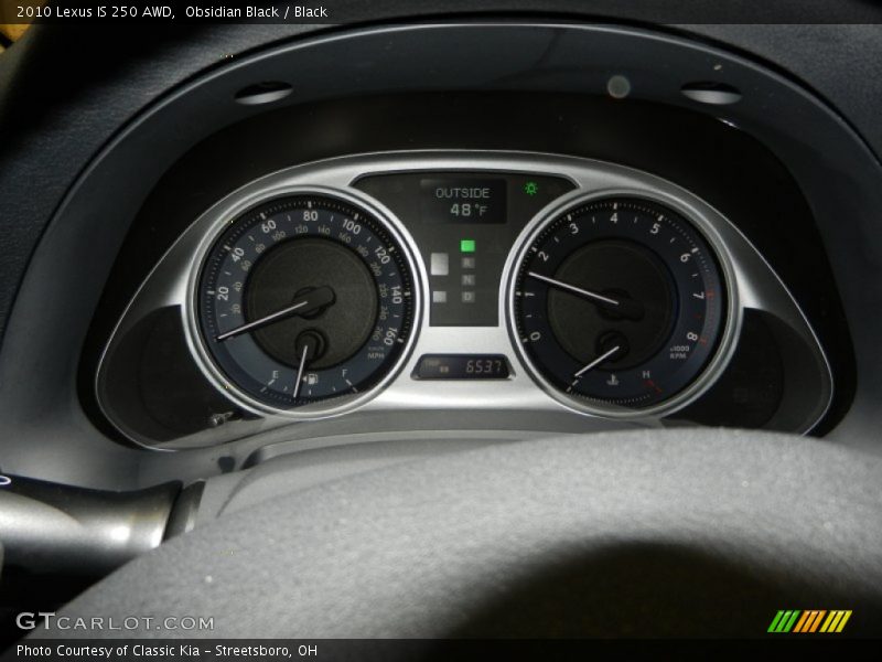 Obsidian Black / Black 2010 Lexus IS 250 AWD