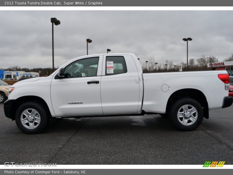Super White / Graphite 2013 Toyota Tundra Double Cab