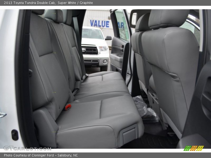 Rear Seat of 2013 Tundra Double Cab