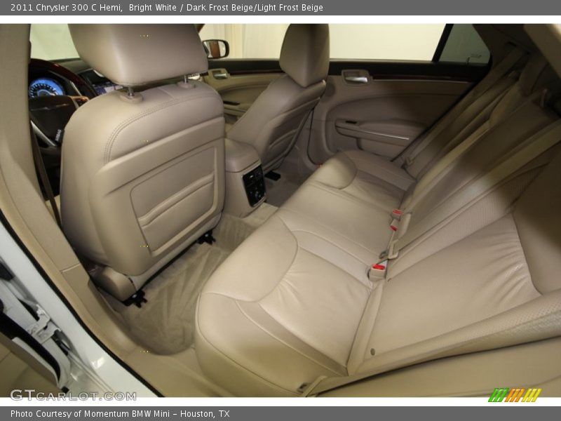 Bright White / Dark Frost Beige/Light Frost Beige 2011 Chrysler 300 C Hemi