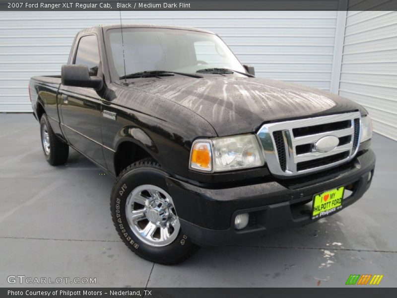 Black / Medium Dark Flint 2007 Ford Ranger XLT Regular Cab
