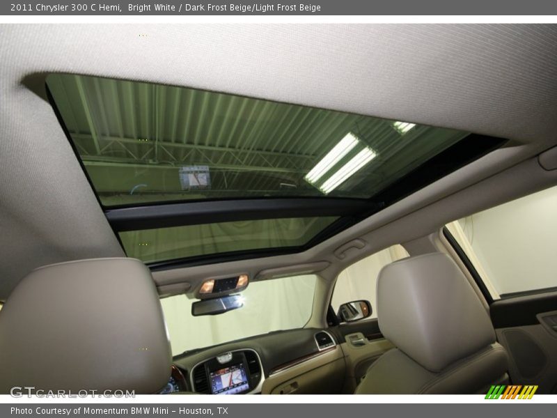 Bright White / Dark Frost Beige/Light Frost Beige 2011 Chrysler 300 C Hemi