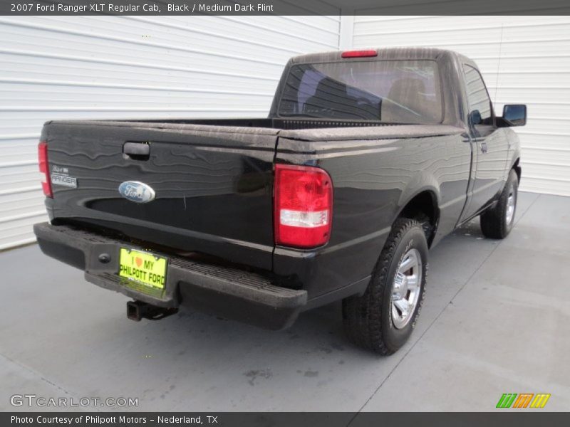 Black / Medium Dark Flint 2007 Ford Ranger XLT Regular Cab