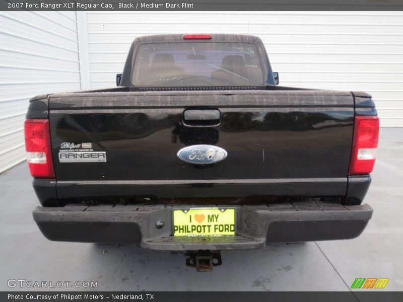 Black / Medium Dark Flint 2007 Ford Ranger XLT Regular Cab