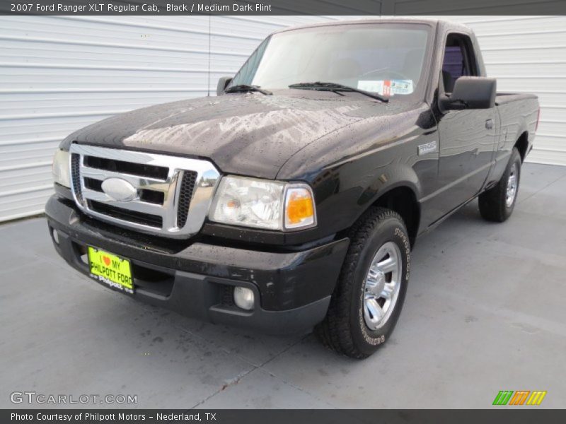 Black / Medium Dark Flint 2007 Ford Ranger XLT Regular Cab