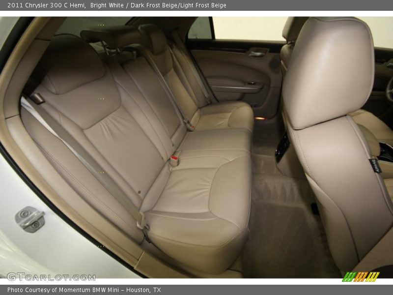 Bright White / Dark Frost Beige/Light Frost Beige 2011 Chrysler 300 C Hemi