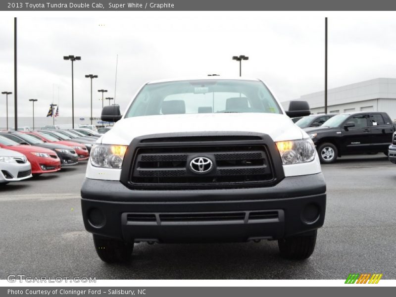 Super White / Graphite 2013 Toyota Tundra Double Cab