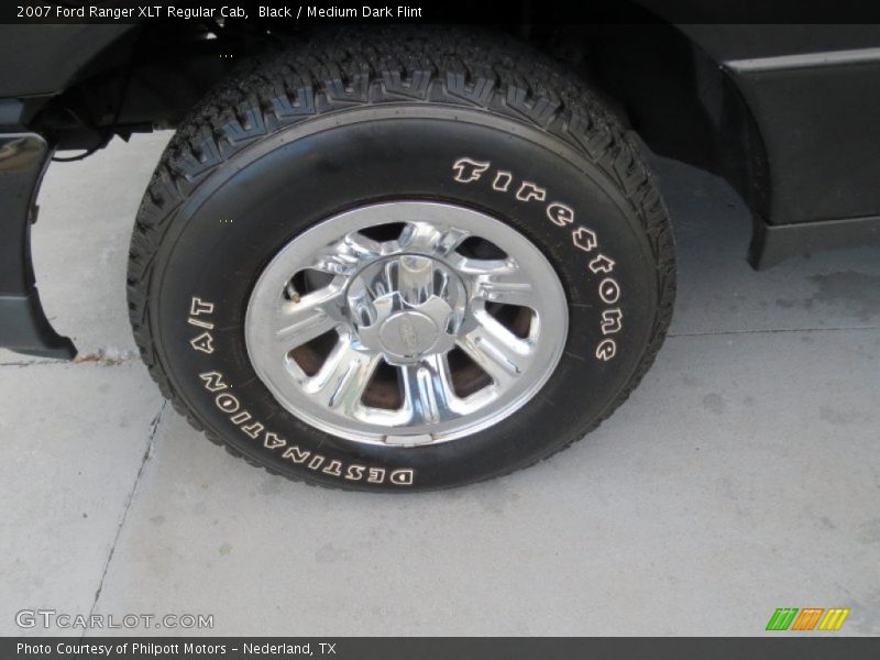Black / Medium Dark Flint 2007 Ford Ranger XLT Regular Cab