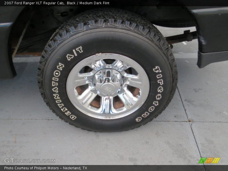 Black / Medium Dark Flint 2007 Ford Ranger XLT Regular Cab
