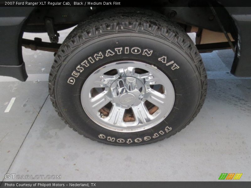 Black / Medium Dark Flint 2007 Ford Ranger XLT Regular Cab