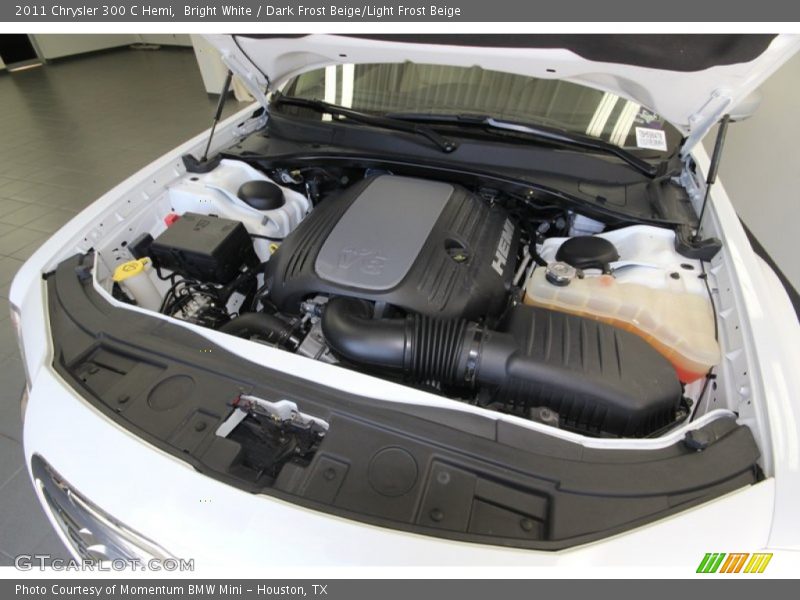 Bright White / Dark Frost Beige/Light Frost Beige 2011 Chrysler 300 C Hemi