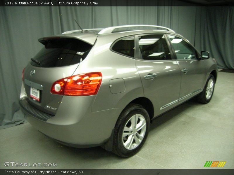 Platinum Graphite / Gray 2012 Nissan Rogue SV AWD