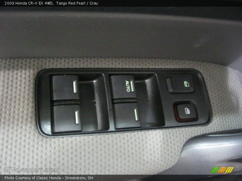 Tango Red Pearl / Gray 2009 Honda CR-V EX 4WD