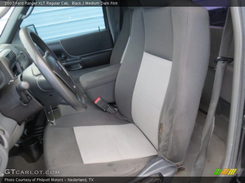 Black / Medium Dark Flint 2007 Ford Ranger XLT Regular Cab