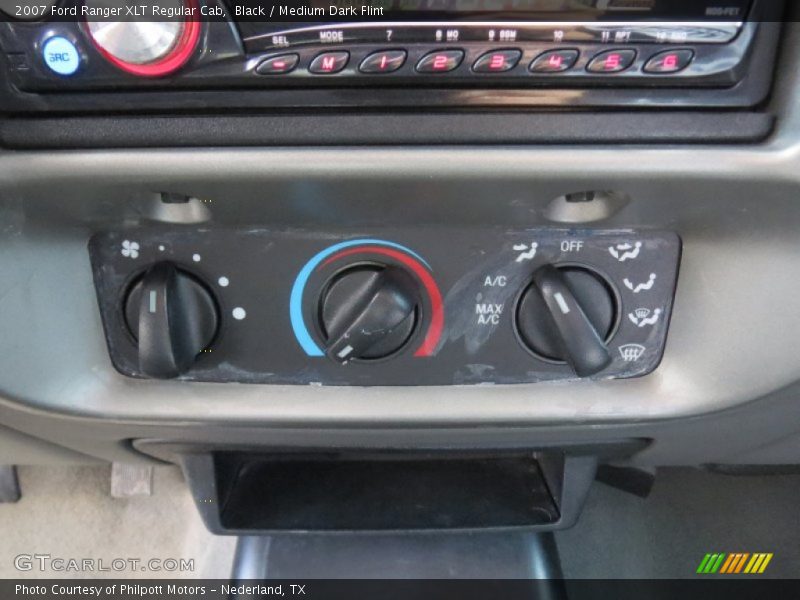 Black / Medium Dark Flint 2007 Ford Ranger XLT Regular Cab