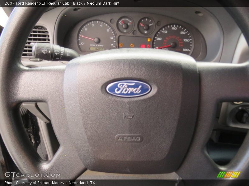 Black / Medium Dark Flint 2007 Ford Ranger XLT Regular Cab