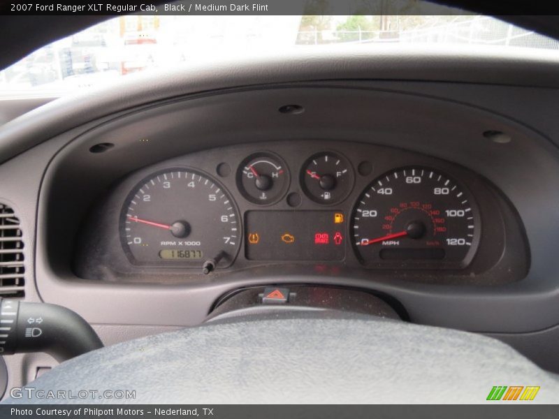 Black / Medium Dark Flint 2007 Ford Ranger XLT Regular Cab