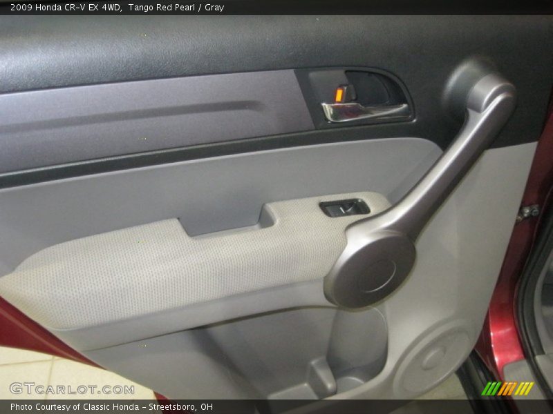 Tango Red Pearl / Gray 2009 Honda CR-V EX 4WD