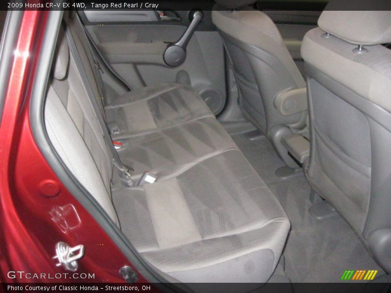 Tango Red Pearl / Gray 2009 Honda CR-V EX 4WD