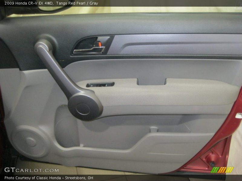 Tango Red Pearl / Gray 2009 Honda CR-V EX 4WD