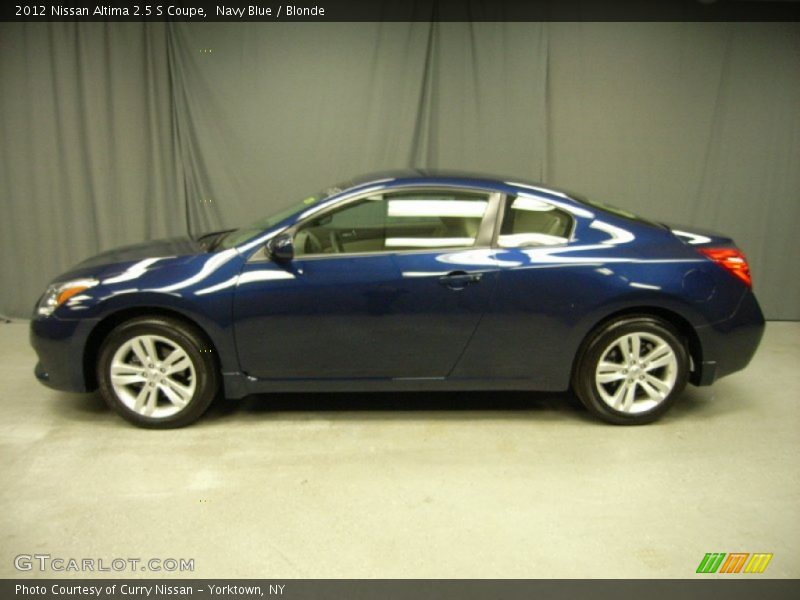 Navy Blue / Blonde 2012 Nissan Altima 2.5 S Coupe