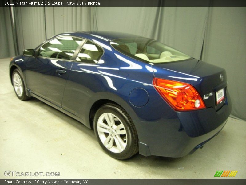 Navy Blue / Blonde 2012 Nissan Altima 2.5 S Coupe