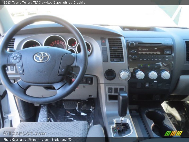 Super White / Graphite 2013 Toyota Tundra TSS CrewMax