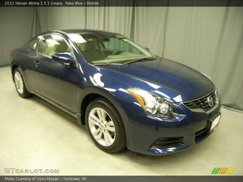 Navy Blue / Blonde 2012 Nissan Altima 2.5 S Coupe