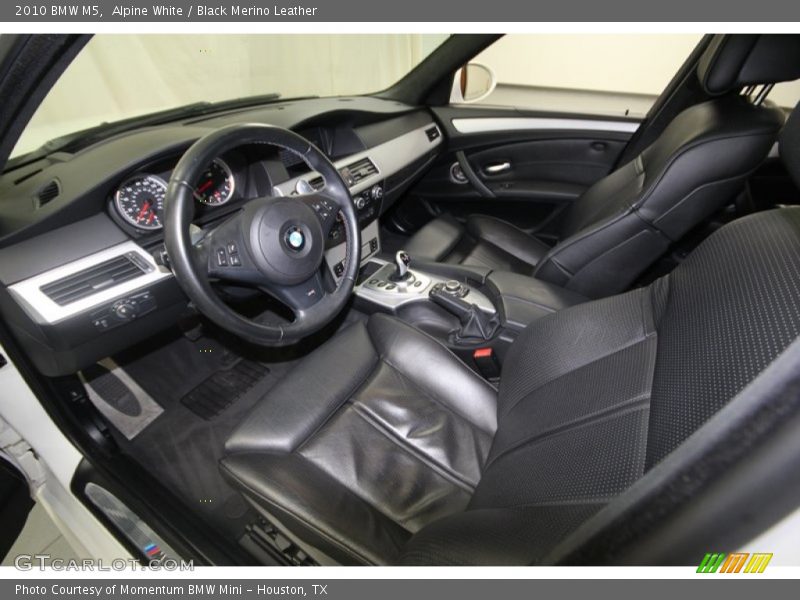 Black Merino Leather Interior - 2010 M5  