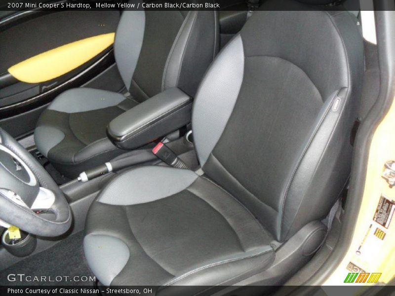 Mellow Yellow / Carbon Black/Carbon Black 2007 Mini Cooper S Hardtop