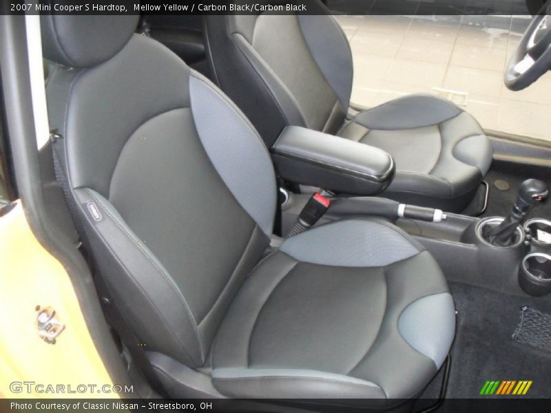 Mellow Yellow / Carbon Black/Carbon Black 2007 Mini Cooper S Hardtop