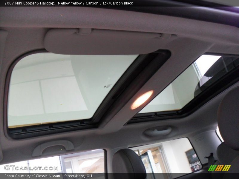 Mellow Yellow / Carbon Black/Carbon Black 2007 Mini Cooper S Hardtop