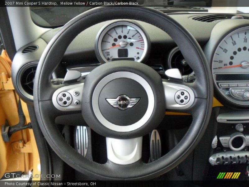 Mellow Yellow / Carbon Black/Carbon Black 2007 Mini Cooper S Hardtop