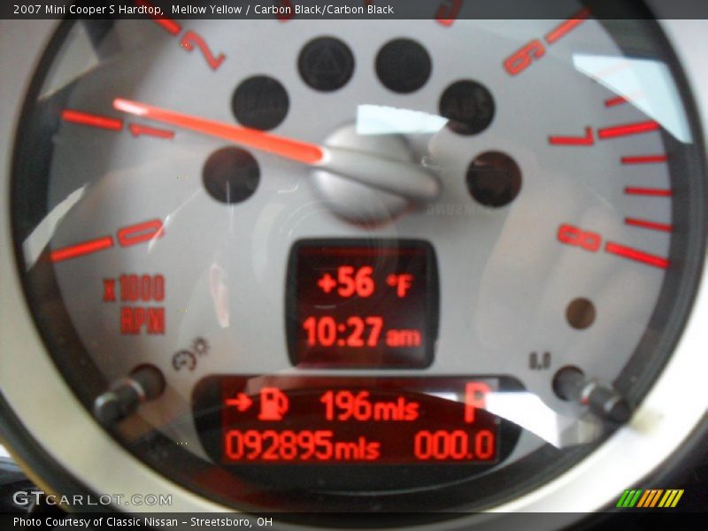 Mellow Yellow / Carbon Black/Carbon Black 2007 Mini Cooper S Hardtop