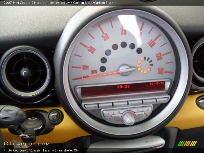 Mellow Yellow / Carbon Black/Carbon Black 2007 Mini Cooper S Hardtop