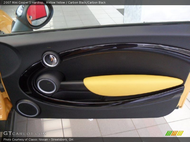 Mellow Yellow / Carbon Black/Carbon Black 2007 Mini Cooper S Hardtop