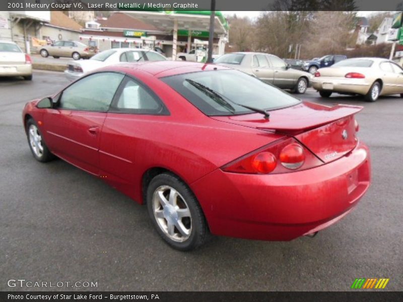 Laser Red Metallic / Medium Graphite 2001 Mercury Cougar V6