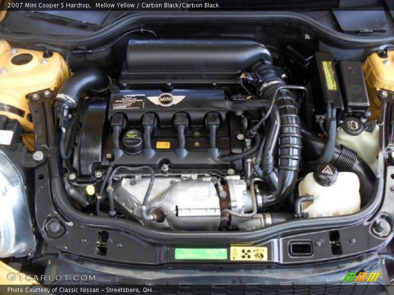 Mellow Yellow / Carbon Black/Carbon Black 2007 Mini Cooper S Hardtop