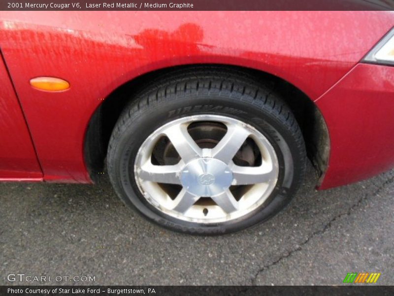 Laser Red Metallic / Medium Graphite 2001 Mercury Cougar V6